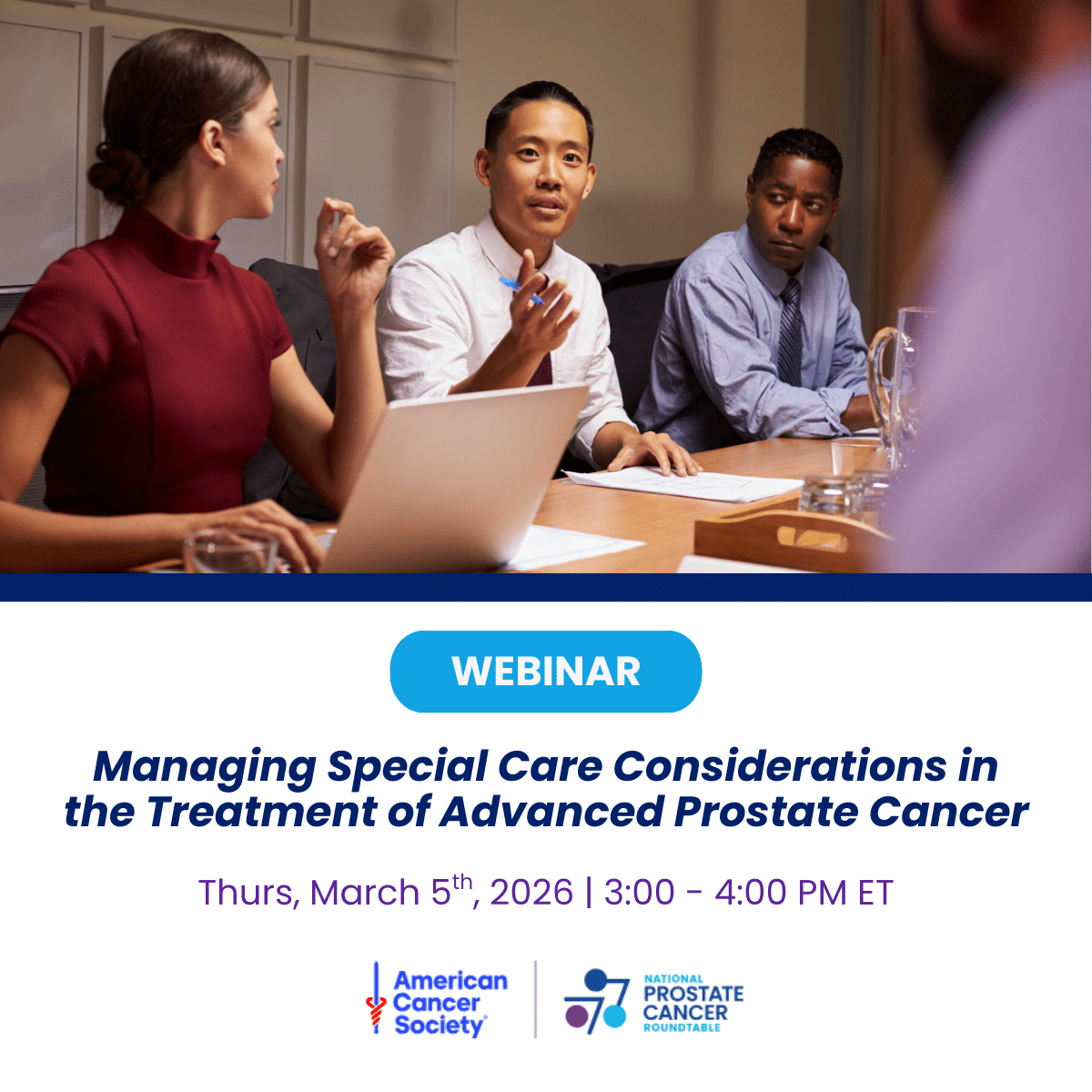 Image for Webinar: Managing Special Care Considerations in the Treatment of Advanced Prostate Cancer