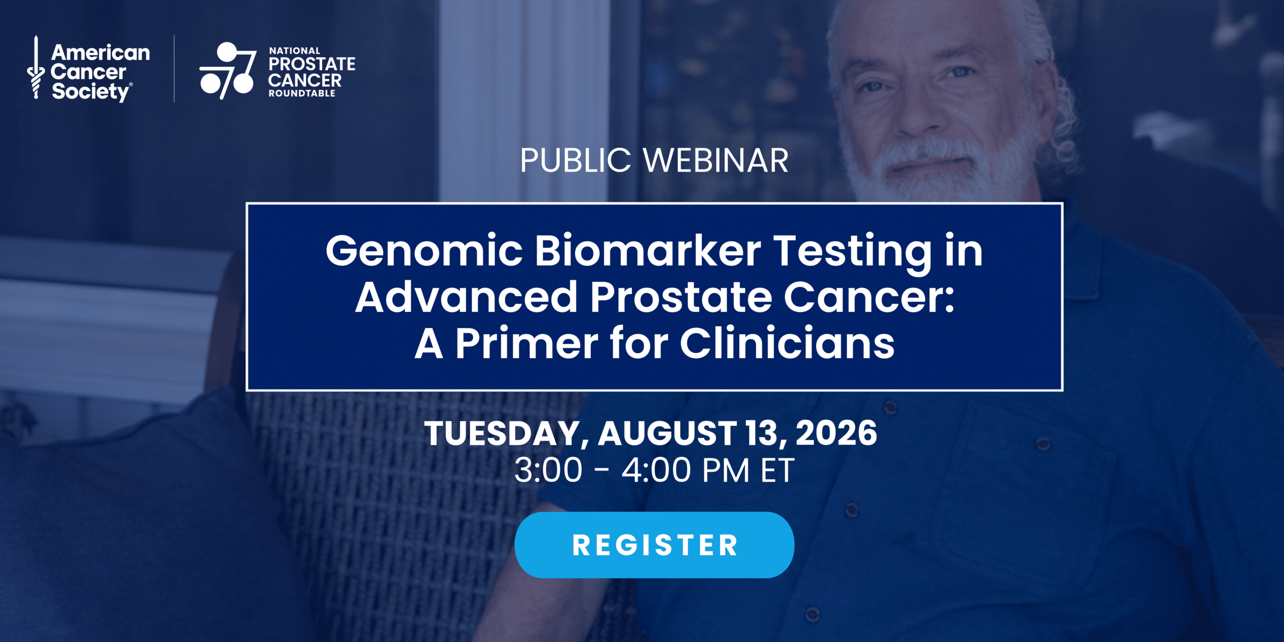 Image for Webinar: Genomic Biomarker Testing in Advanced Prostate Cancer: A Primer for Clinicians